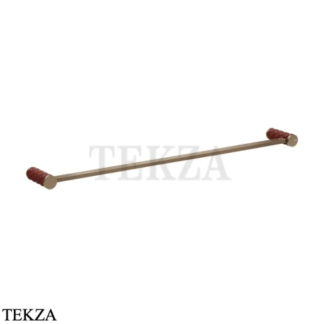 Gessi Pelle Tresse Держатель для банного полотенца 60 см 78703-447, Red Cherry/ Coffee Bronze Br. PVD