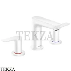 Hansgrohe Talis E Смеситель для раковины, с донным клапаном 71733700, белый матовый