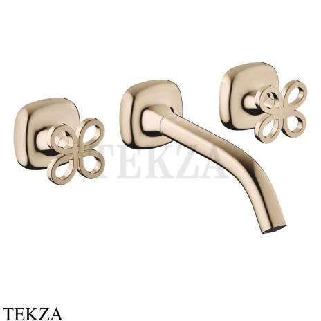 Dornbracht COYA Смеситель для раковины на 3 отв. 190, внешняя часть 36712424-47, Champagne (22kt Gold)