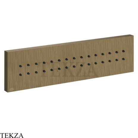 Gessi Rettangolo shower BODY JETS Боковая форсунка 32975-713, Antique Brass