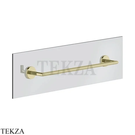 Gessi INGRANAGGIO Полотенцедержатель для крепления на стекло, 45 см 63926-710, Brass PVD