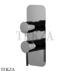 FIMA Carlo Frattini Maxima Смеситель для душа 2-3 потока F5309X6CN, Black chrome