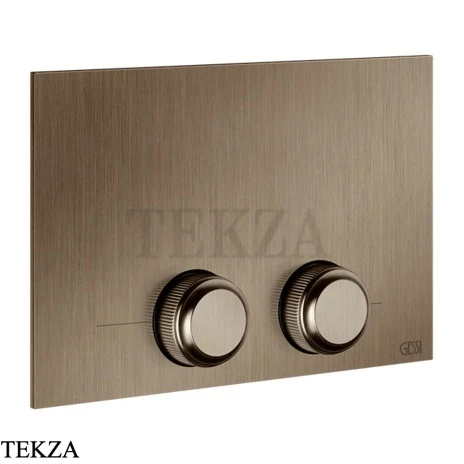 Gessi VENTI20 Клавиша смыва для инсталляции Tece 54657-761, Coffee Bronze Br. PVD