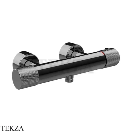 Gessi Habito DIAMANTATO Смеситель термостатический для душа 70633-706, Black Metal PVD