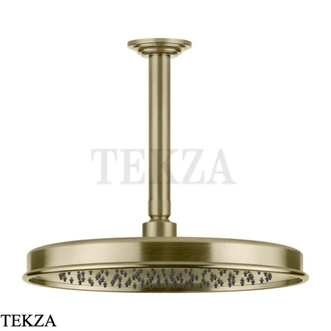 Gessi VENTI20 Верхний душ 300 с потолочным креплением 65153-727, Brushed Brass PVD