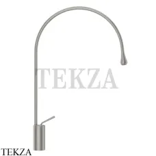 Gessi Goccia Смеситель для раковины высокий, без сливного гарнитура 33606-147, Chrome Brushed