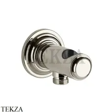 Gessi VENTI20 Держатель для душевой лейки с выводом воды 65161-149, Finox Brushed Nickel