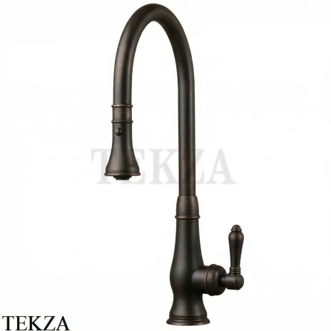 Nicolazzi Cucina Смеситель для кухни с выдвижным душем 3420TB75P, Tuscan brass