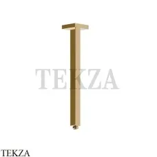 Newform Кронштейн для душа квадратный потолочный L=350 26599.61.020, PVD Glossy Gold