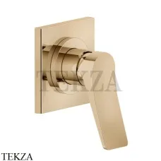 Gessi RILIEVO Смеситель однорычажный, внешняя часть 59109-735, Warm Bronze PVD