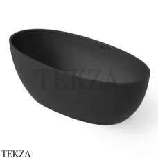 Dea Design Nature Ванна отдельностоящая овальная 170x80 Solid Surface DD8647 1700 16, Black №16