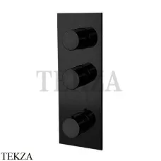 FIMA Carlo Frattini Spillo UP Термостат для душа 2 потока, внешняя часть F3869X2NS, черный матовый