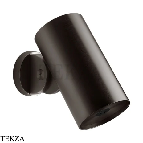 Gessi SPOTWATER Душевая головка настенного крепления, распылитель 57265-707, Black Metal Brushed PVD