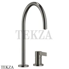 Dornbracht TARA Ultra Смеситель для кухни на два отверстия 32815875-99, Dark Platinum matt