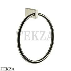 Gessi Rettangolo Держатель для полотенца кольцевой 20909-720, Nickel PVD