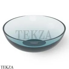 Dea Design Washbasins Раковина настольная D50 см Glasstech DD9038 500 R11, Dark Blue R11