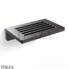 Decor Walther MIKADO DW 910 Мыльница-решетка настенная 0859558, Черный хром глянец PVD