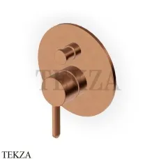 Zucchetti Isy22 Смеситель для душа, 2 потока, внешняя часть ZIS775.P91, brushed copper PVD Zucchetti Isy22 Смеситель для душа, 2 потока, внешняя часть ZIS775.P91, brushed copper PVD