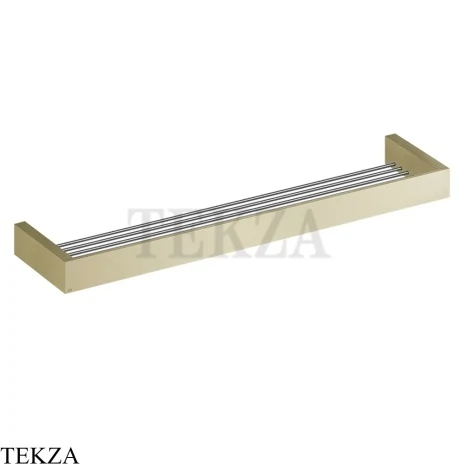 Gessi Rettangolo Решетка-полка в душевую зону 60 см 20949-727, Brass Br. PV