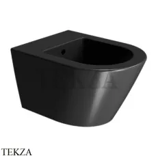 GSI Kube X Биде подвесное, 1 отверстие под смеситель 9464FR2126, черный матовый