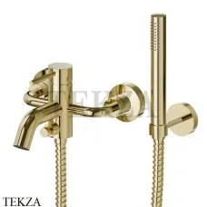Newform XT Смеситель для ванны с изливом, с гарнитуром, 4240C.61.020, PVD Glossy gold