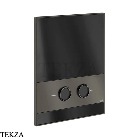 Gessi Клавиша смыва для инсталляции Geberit Sigma 8 и Sigma 12 56411-707, black хром Brush