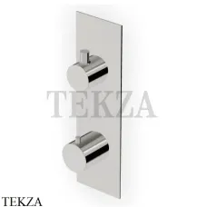 Zucchetti Pan Термостат для душа, 1 выход, внешняя часть ZT28659.C8, nickel глянец