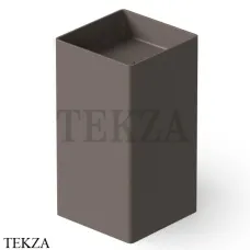Dea Design Pedestal Basin Раковина напольная квадратная Solid Surface DD2017 450 6, Grey Brown №6