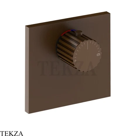 Gessi Incastri Термостат для душа, внешняя часть 75354-845, бронза Dark Brush