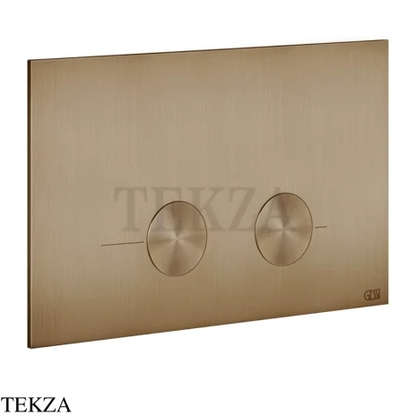 Gessi Total look Клавиша смыва для инсталляции SANIT, Villeroy&Boch, 54619-791, Deep Bronze Brushed PVD
