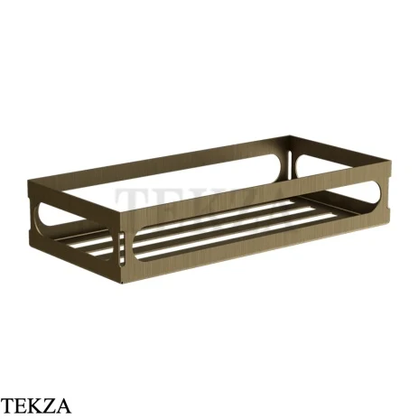 Gessi RILIEVO Полка-решетка в душевую зону 59549-713, Antique Brass
