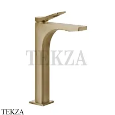 Gessi RILIEVO Смеситель для раковины высокий, без донного клапана 59010-726, Warm Bronze Br
