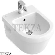 Villeroy & Boch ARCHITECTURA Биде подвесное, 1 отверстие под смеситель 54840001, белый глянец