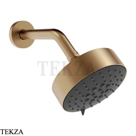 Gessi INCISO SHOWER Верхняя душевая лейка multifonction с кронштейном 66158-726, Warm Steel Br. PVD