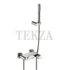 Boheme Stick Смеситель для ванны с изливом и гарнитуром Stick 123-NB.2 Nikel Brush с ручкой TOUCH