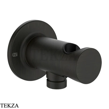 Gessi INCISO SHOWER Держатель для душа с выводом для шланга 58161-187, Aged Bronze