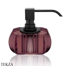 Decor Walther Kristall SSP Дозатор для мыла настольный 0933597, Rich Burgundy-черный