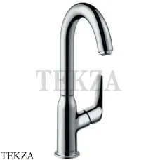 Hansgrohe Novus Смеситель для раковины высокий поворотный, без гарнитура 71128000, хром глянец Hansgrohe Novus Смеситель для раковины высокий поворотный, без гарнитура 71128000, хром глянец