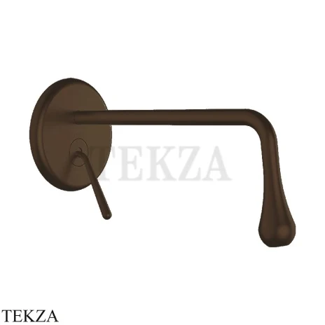 Gessi Goccia Смеситель для раковины длинный излив, внешняя часть 33686-845, Dark Bronze