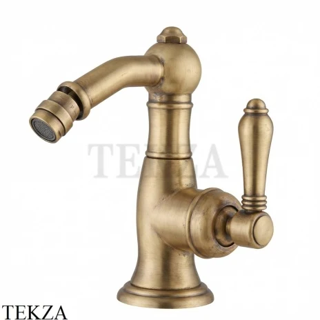 Nicolazzi Cinquanta Смеситель для биде с донным клапаном El Capitan, 3453OG75C, Raw Brass