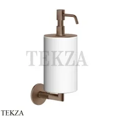 Gessi ANELLO Дозатор для жидкого мыла настенный, композит белый 63713-708, Copper Brushed