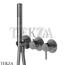 Newform X-Steel 316 Душевой комплект смеситель 2 потока, ручной душ, сталь 69667EX.59.064, PVD Brushed gun metal