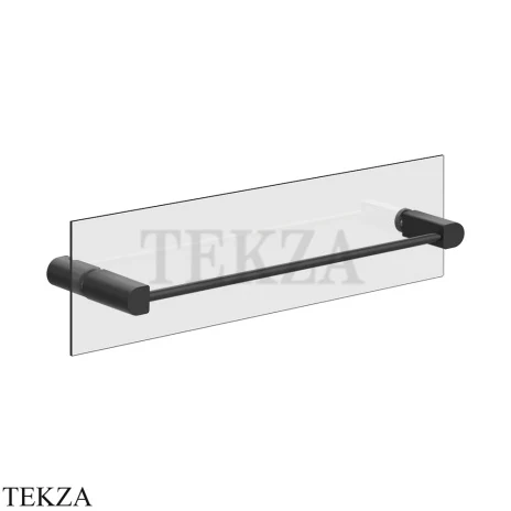Gessi RILIEVO Полотенцедержатель для крепления на стекло, 45 см 59564-299, Matte Black