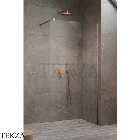 Radaway Modo II Душевая перегородка 70 см, 389074-93-01, брашированная медь