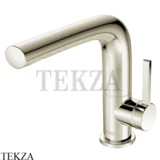 Keuco Edition 400 Смеситель для раковины поворотный 150, с донным клапаном 51505050000, Никель шлифованный