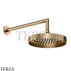 Gessi Inverso RIGATO Верхняя душевая лейка с кронштейном 63548-735, Warm Bronze