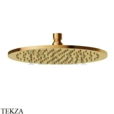 Newform Верхняя круглая лейка D250, без кронштейна 27747.61.020, PVD Glossy gold