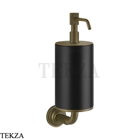 Gessi VENTI20 Дозатор для жидкого мыла настенный черный 65414-713, Antique Brass