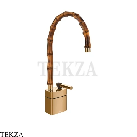 Gessi Jacqueline Смеситель для раковины средний, без донного клапана 77029-735, бронза глянец