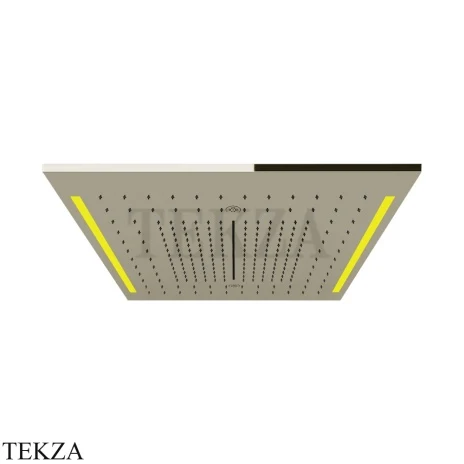 Gessi COLOUR Накладная душевая панель 500х500, 4 функции 57977-720, Nickel PVD